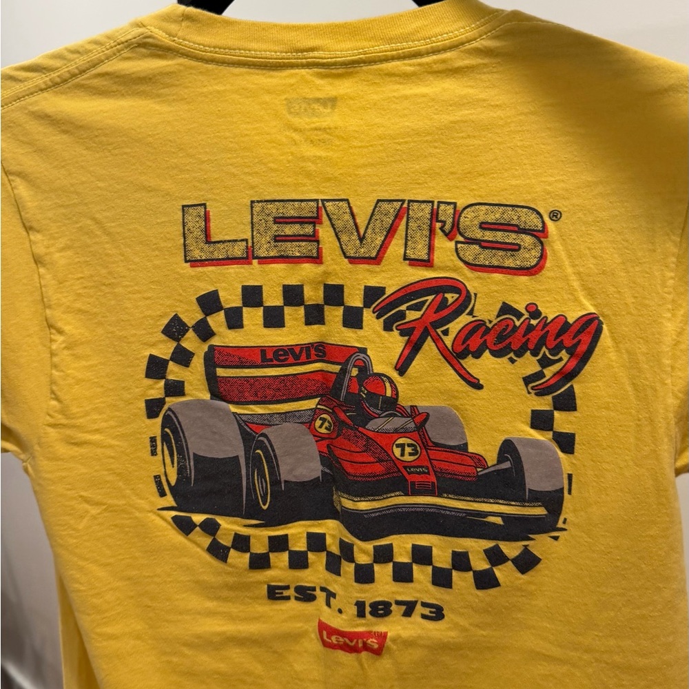 Levi's Yellow Racing Graphic Tee - Picture 4 of 5